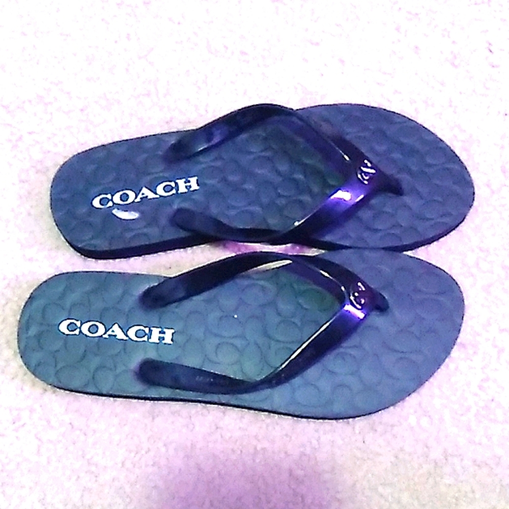 Coach flip flops